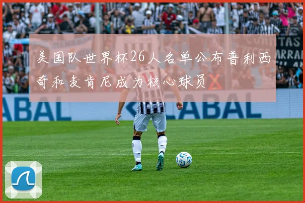 美国队世界杯26人名单公布普利西奇和麦肯尼成为核心球员