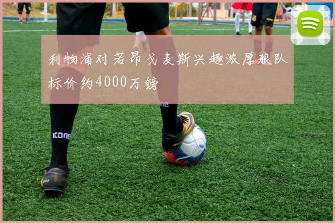 利物浦对若昂戈麦斯兴趣浓厚狼队标价约4000万镑