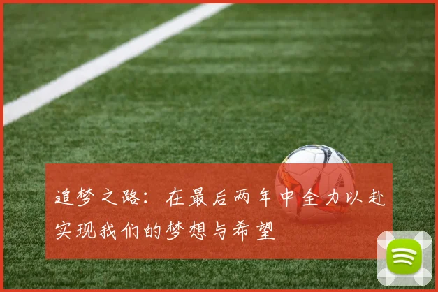 追梦之路：在最后两年中全力以赴实现我们的梦想与希望